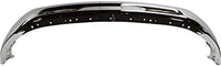 Front Bumper Chrome Without Fog Light Holes Direct Replacement Compatible With 2013-2023 Ram 1500 Pickup CH1002397 68160855AC