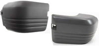 Set Of 2 Rear Bumper End Cap Left Driver & Right Passenger Side Direct Replacement Compatible With 1986-1988 Isuzu Trooper IZ1105107 IZ1104112 8943555520 8943555530