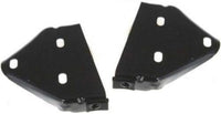 Front Bumper End Caps Textured + Mounting Arm Brackets Left Driver & Right Passenger Side Direct Replacement Compatible With Jeep Cherokee 1997-2001 CH1004126 CH1005126 CH1066104