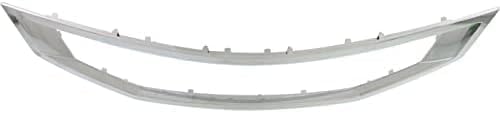 Front Grille Molding Chrome Direct Replacement Compatible With 2008-2010 Honda Accord HO1210123 71122TE0A01
