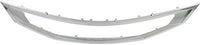 Front Grille Molding Chrome Direct Replacement Compatible With 2008-2010 Honda Accord HO1210123 71122TE0A01
