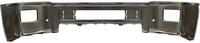 Front Bumper Steel With Fog Light And Parking Aid Sensor Holes + Lower Valance Textured Plastic Direct Replacement Compatible With 2015-2019 Chevrolet Silverado 2500/3500
