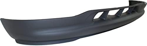 Front Bumper Lower Valance Panel Primed Plastic With Air Holes Direct Replacement Compatible With 1999-2002 Ford F-150 FO1095194 XL3Z17626AA