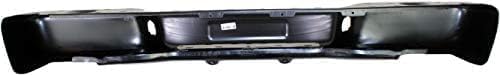 Step Bumper Face Bar Only With Pad Provision Without Mounting Bracket Primed Direct Replacement Compatible With 1998-2004 Chevrolet S10 GM1102414 15007515