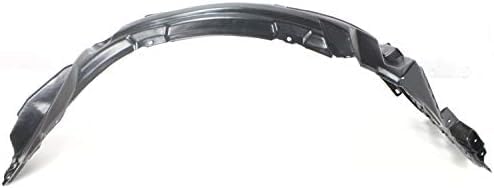 Set Of 2 Front Fender Liner Plastic Left Driver & Right Passenger Side Direct Replacement Compatible With 2008-2015 Mitsubishi Lancer MI1249123 MI1248123 5370A386 5370A385