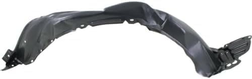 Set Of 2 Front Fender Liner Plastic Left Driver & Right Passenger Side Direct Replacement Compatible With 2012-2017 Toyota Yaris TO1249169 TO1249193 TO1249197
