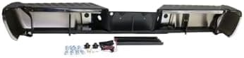 Step Bumper Assembly Chrome Steel Without Object Sensor Holes Direct Replacement Compatible With 2013-2016 Ford F-Series Super Duty FO1103176 9C3Z17906B-PFM