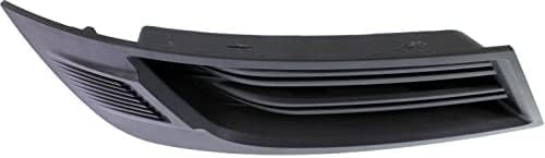 Set Of 2 Front Fog Light Covers Textured Plastic Left Driver & Right Passenger Side Direct Replacement Compatible With 2013-2017 Chevrolet Traverse GM1039151 GM1038151