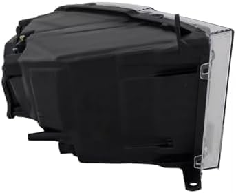 Front Headlight Assembly With Black Interior Left Driver Side Direct Replacement Compatible With 2014-2015 Ram 1500 2500 3500 CH2502245 68093221AB