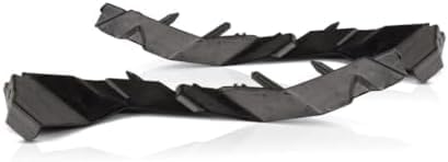 Set Of 2 Front Bumper Bracket Plastic Left Driver & Right Passenger Side Direct Replacement Compatible With 2015-2023 Dodge Charger CH1043111 CH1042111 68226532AA 68226533AA