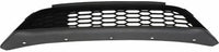 Set Of 2 Front Bumper Lower Grille Textured + Molding Chrome Direct Replacement Compatible With 2016-2017 Honda Accord HO1036126 HO1044106 71151T2FA51 71152T2FA50