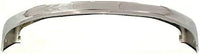 Front Bumper Chrome Steel With Air And Molding Hole + Lower Valance Panel Textured Direct Replacement Compatible With 1992-1997 Ford F-Series FO1002254 FO1095154 F2TZ17626A