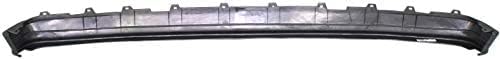 Front Bumper Face Bar Chrome Without Molding Holes + Lower Valance Panel Textured + Mounting Arm Brackets Left & Right Side Direct Replacement Compatible With 1992-1997 Ford F-Series