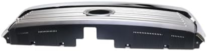 Front Grille Painted Silver Shell & Gray Insert With Chrome Molding Direct Replacement Compatible With 2014-2017 Toyota Tundra TO1200374 531000C310