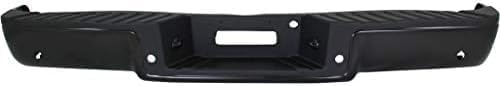 Step Bumper Assembly Primed Steel Hitch Style With Rear Object Sensor Holes Direct Replacement Compatible With 2006-2008 Ford F-Series FO1103139 8L3Z17906EPTM-PFM