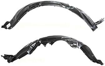 Set Of 2 Front Fender Liner Plastic Left Driver & Right Passenger Side Direct Replacement Compatible With 2004-2006 Scion xB SC1249102 SC1248102 5387552040 5387652040