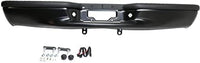 Rear Step Bumper Face Bar Steel With Pads Direct Replacement Compatible With 1997-2003 Ford F-150 FO1103104 YL3Z17906FA-PFM