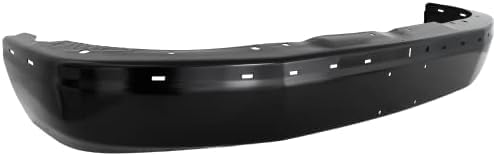 Front Bumper Primed Steel + Upper Cover + Grille Black Shell & Insert + Head Light Left & Right Side Direct Replacement Compatible With 2003-2017 GMC Savana/Chevrolet Express Van