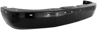 Front Bumper Primed Steel + Upper Cover + Grille Black Shell & Insert + Head Light Left & Right Side Direct Replacement Compatible With 2003-2017 GMC Savana/Chevrolet Express Van