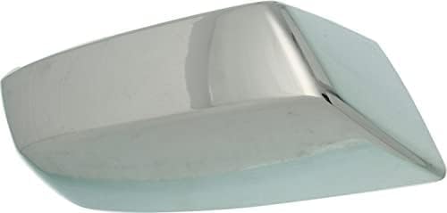 Set Of 2 Front Mirror Cover Chrome Right & Left Side Direct Replacement Compatible With 2014-2019 Chevrolet Silverado/GMC Sierra 1500/2015-2019 2500HD 3500HD 22889520 22889519