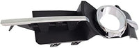 Front Fog Light Molding Primed With Chrome Trim Left Driver Side Direct Replacement Compatible With 2008-2012 Chevrolet Malibu GM1038115 25905341