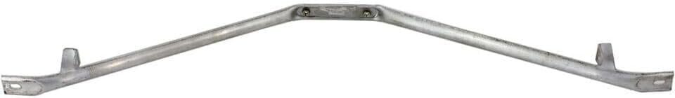 Front Radiator Support Black Aluminum + Lower Center Panel Steel Direct Replacement Compatible With 2004-2010 BMW 5-Series BM1225114 BM1225124 51647033745 51647163462