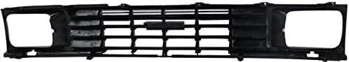 Front Grille Assembly Primed Shell And Insert Plastic Direct Replacement Compatible With 1984-1986 Toyota Pickup TO1200107 5310089109
