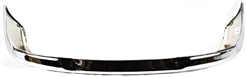 Front Bumper Chrome Without Pad Holes Direct Replacement Compatible With 1998-2000 Ford Ranger FO1002361 XL5Z17757BA