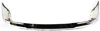Front Bumper Chrome Without Pad Holes Direct Replacement Compatible With 1998-2000 Ford Ranger FO1002361 XL5Z17757BA