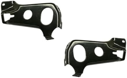 Set of 2 Front Bumper Mounting Bracket Steel Left Driver & Right Passenger Side Direct Replacement Compatible with 1986-1992 Nissan Pickup NI1067103 NI1066103 6221231G00 6221331G00