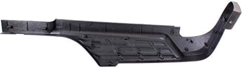 Set Of 2 Rear Bumper Step Pad Prime Plastic Left Driver & Right Passenger Side Direct Replacement Compatible With 2007-2014 Chevrolet Silverado