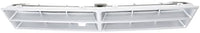 Front Grille Insert Silver Plastic Direct Replacement Compatible With 1986-1990 Dodge Full Size Pickup CH1200107 4249803