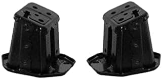 Set of 2 Front Bumper Bracket Right Passenger & Left Driver Side Direct Replacement Compatible with 2006-2011 Honda Civic HO1067107 HO1066108 71135SNAA00ZZ 71185SNAA00ZZ