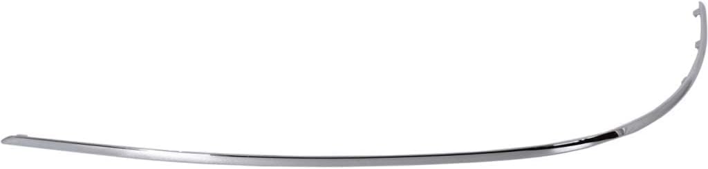 Rear Bumper Trim Chrome Left Driver Side Direct Replacement Compatible With 2010-2013 Mercedes Benz E-Class MB1158110 2128852121