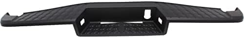 Rear Bumper Center Step Pad Plastic With Blind Spot Detection And Tow Hitch Direct Replacement Compatible With 2017-2023 Nissan Titan / 2016-2023 XD NI1191108 85078EZ00B