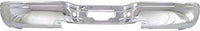 Step Bumper Face Bar Chrome Steel Direct Replacement Compatible With 1997-2003 Ford F-150/2004 Heritage / 1999-2007 Ford F-Series Super Duty FO1102304 XL3Z17906CB YC3Z17906GA