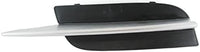 Set Of 2 Front Bumper Fog Light Cover Primed Plastic Left Driver & Right Passenger Side Direct Replacement Compatible With 2009-2011 Honda Civic HO1039103 HO1038103