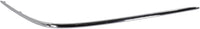 Set Of 2 Front Bumper Molding Chrome Left Driver & Right Passenger Side Direct Replacement Compatible With 2000-2002 Mercedes Benz S-Class MB1059102 MB1058102 2208850274 2208850174