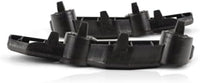 Set Of 2 Front Bumper Bracket Plastic Left Driver & Right Passenger Side Direct Replacement Compatible With 2013-2015 Nissan Sentra NI1033107 NI1032107 622243SH0A 622253SH0A