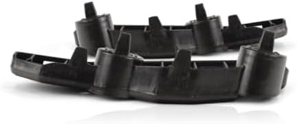 Set Of 2 Front Bumper Bracket Plastic Left Driver & Right Passenger Side Direct Replacement Compatible With 2013-2015 Nissan Sentra NI1033107 NI1032107 622243SH0A 622253SH0A
