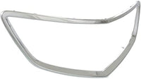 Front Grille Surround Molding Chrome Direct Replacement Compatible With 2015-2017 Acura TLX AC1202106 75105TZ3A01