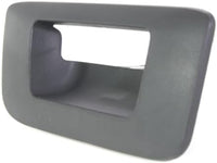 Tailgate Outside Handle Lever + Bezel Textured Direct Replacement Compatible with 2007-2014 GMC Sierra/Chevrolet Silverado GM1915125 GM1916107 20955300 15140549 22755303