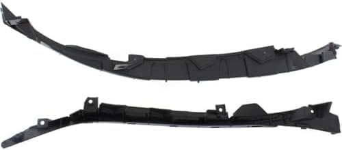 Set Of 2 Front Bumper Bracket Right Passenger & Left Driver Side Direct Replacement Compatible With 2017-2018 Hyundai Elantra HY1043128 HY1042128 86554F3000 86554F2000 86553F3000