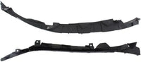 Set Of 2 Front Bumper Bracket Right Passenger & Left Driver Side Direct Replacement Compatible With 2017-2018 Hyundai Elantra HY1043128 HY1042128 86554F3000 86554F2000 86553F3000