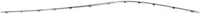 Rear Bumper Trim Chrome Right Passenger Side Direct Replacement Compatible With 2003-2009 Mercedes Benz CLK-Class MB1147111 2098850621