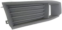 Set Of 2 Front Fog Light Molding Primed Plastic Left Driver & Right Passenger Side Direct Replacement Compatible With 2008-2013 Cadillac CTS GM1039113 GM1038113 20757038 20757039