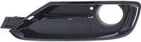 Set Of 2 Front Fog Light Molding Primed Right Passenger & Left Driver Side Direct Replacement Compatible With 2012-2015 BMW 328d / 320i BM1039127 BM1038127 51117300738 51117300737