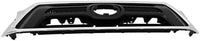 Front Grille Assembly Chrome Shell With Primed Insert Plastic Direct Replacement Compatible With 2012-2015 Toyota Tacoma TO1200351 5310004491