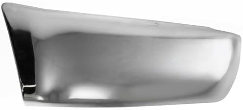 Set Of 2 Rear Bumper End Caps Chrome Steel Left Driver & Right Passenger Side Direct Replacement Compatible With 1990-1995 Toyota 4Runner TO1104104 TO1105104 5210689106 5210789104