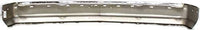 Front Bumper Chrome Steel With Pad Holes + Center Filler + Lower Valance Air Deflector + Molding Impact Strip Direct Replacement Compatible With 1994-2002 Chevrolet/GMC C/K-Series